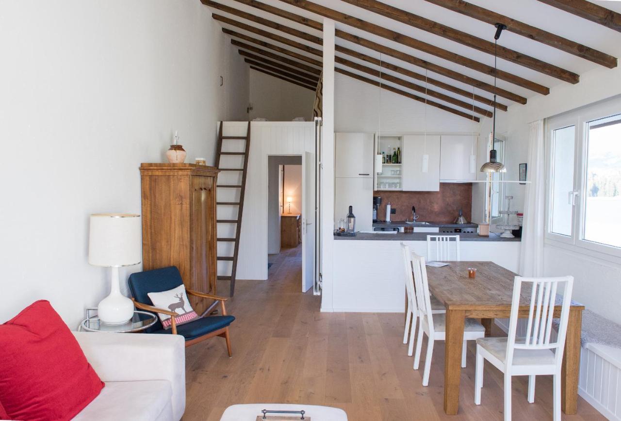 Flat La Riva 111 With Pool-Lenzerheide Daire Dış mekan fotoğraf